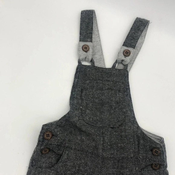 Me & Henry 100% Cotton Button Overalls Boys Size 6-12Months - Picture 2 of 5
